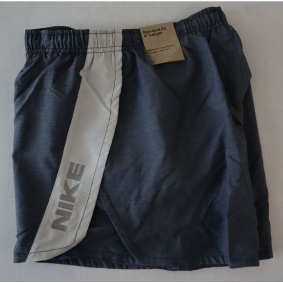 Nike DM4801 475 Men's Sz S Gray Dri-FIT Heritage 4" Brief-Lined Running Shorts - Picture 6 of 7